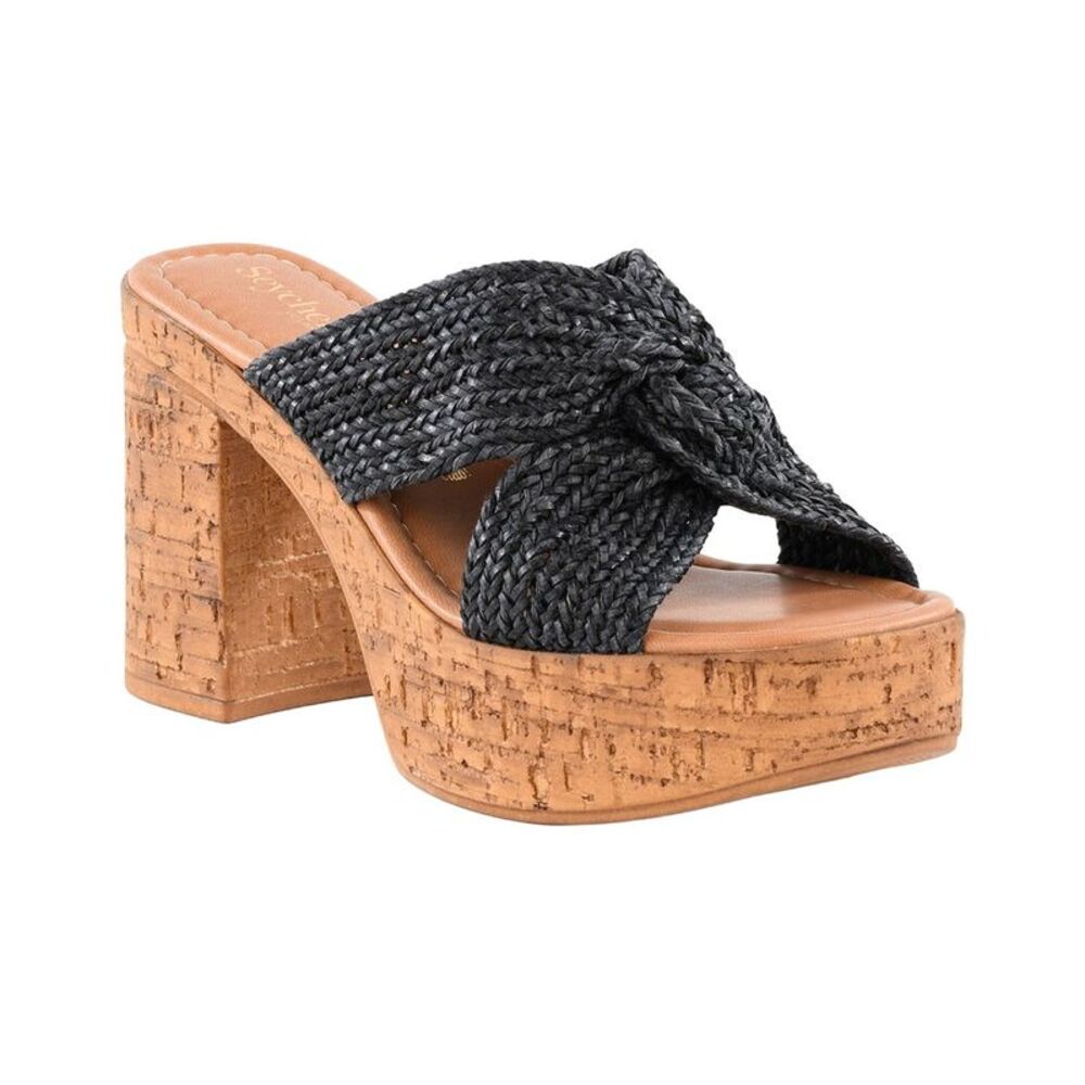 Seychelles Adorned Slide, Black